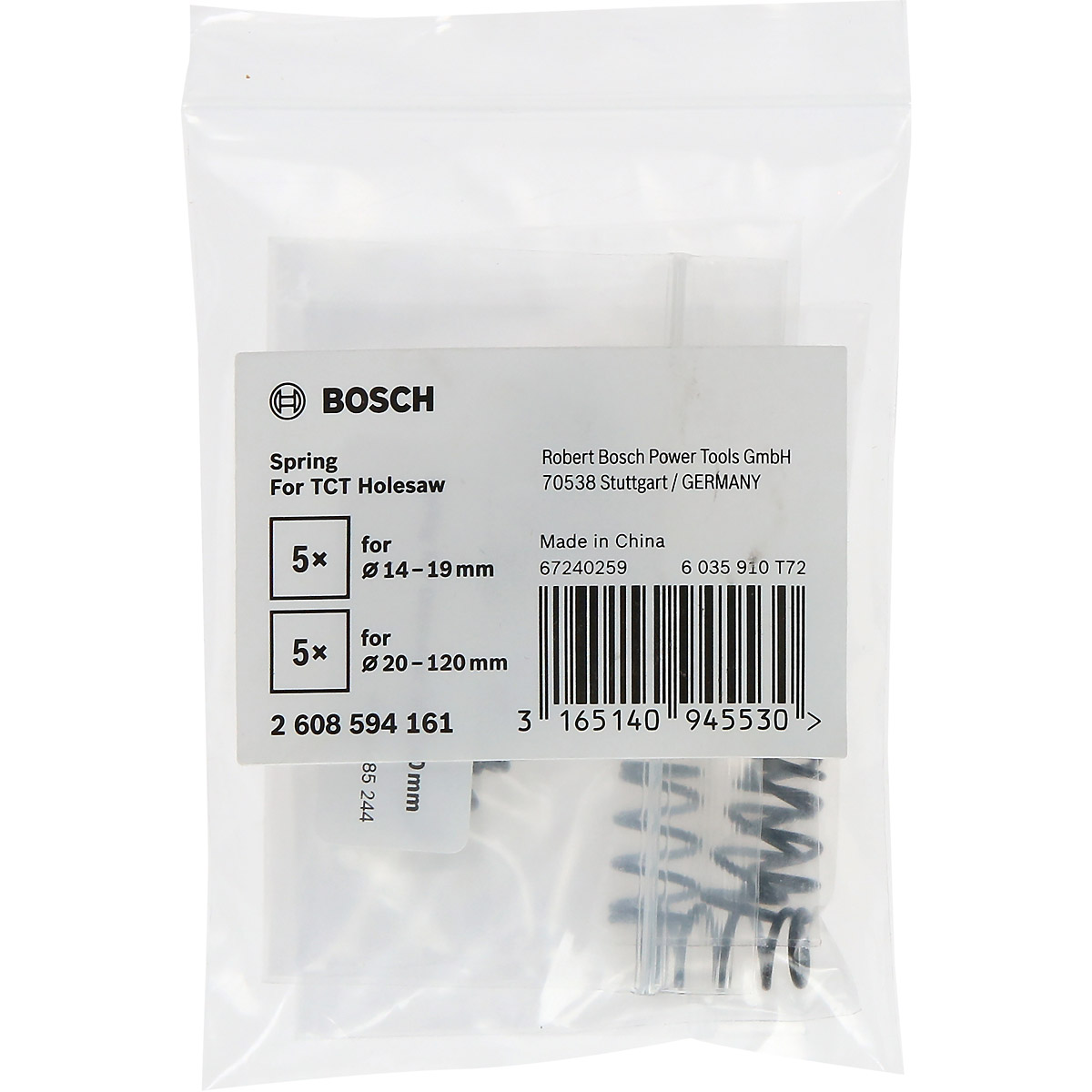 Bosch Lochsäge TCT, Feder
