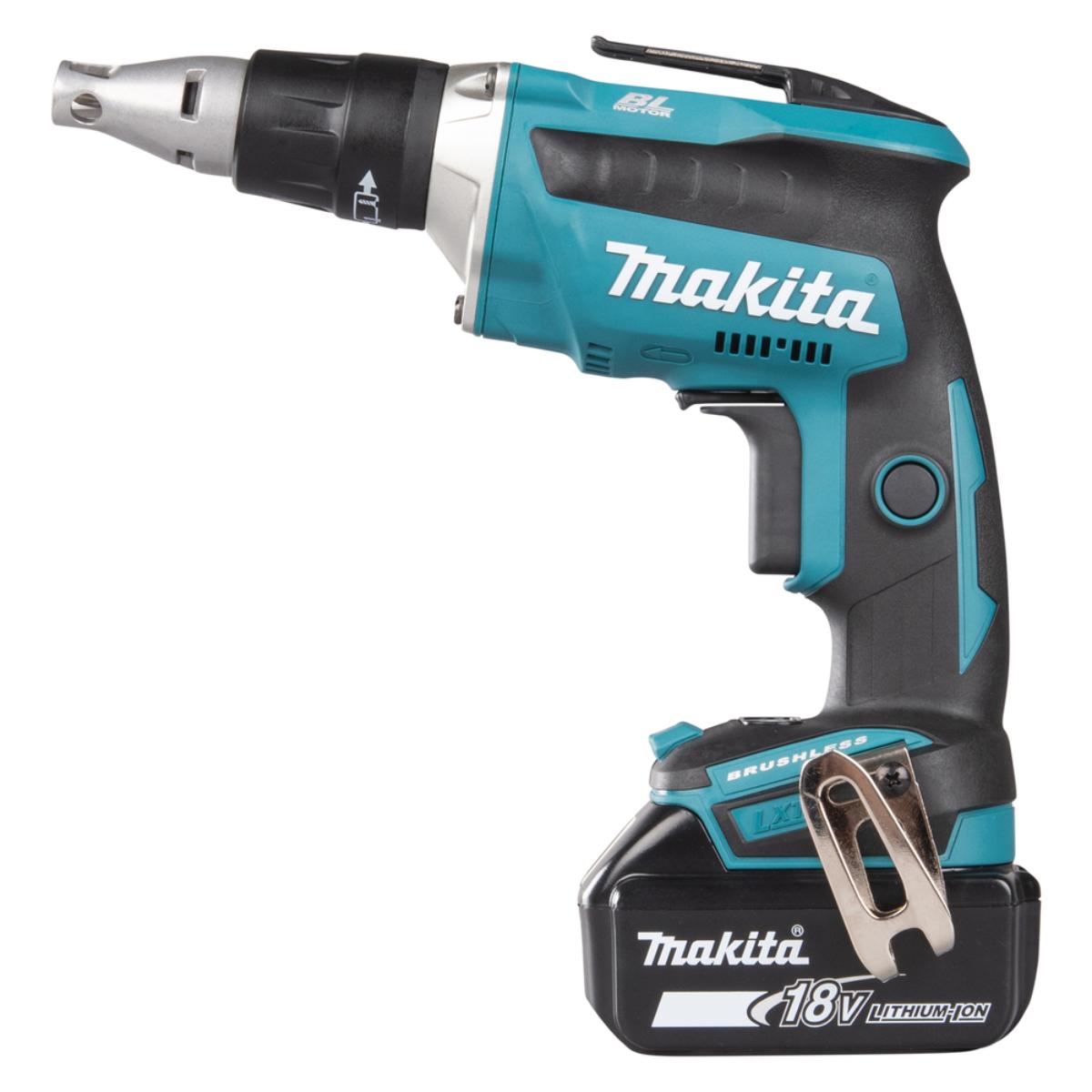 Makita Akku-Schnellbauschrauber LXT 18V mit Magazinvorsatz - DFS452TJX2