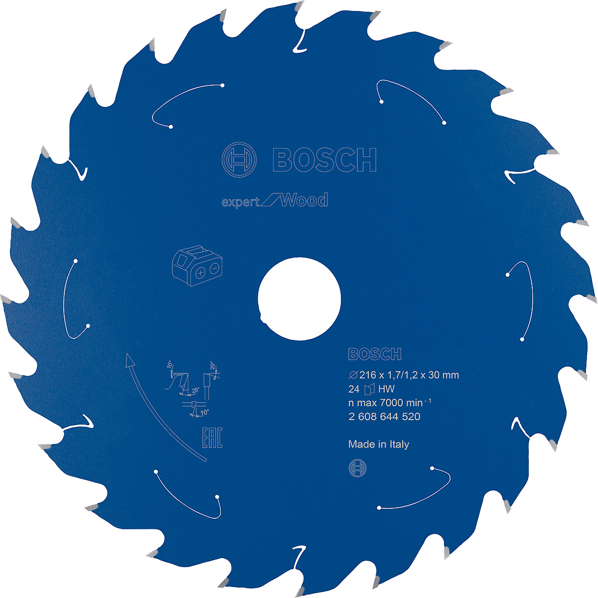 Bosch Akku-Kreissägeblatt Expert for Wood ø 216 mm