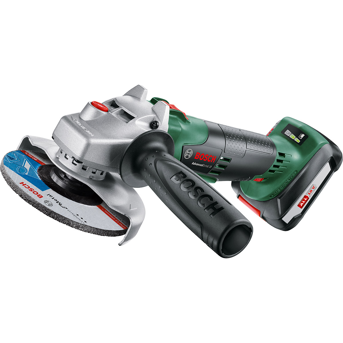 Bosch Akku-Winkelschleifer AdvancedGrind 18 SBX Set