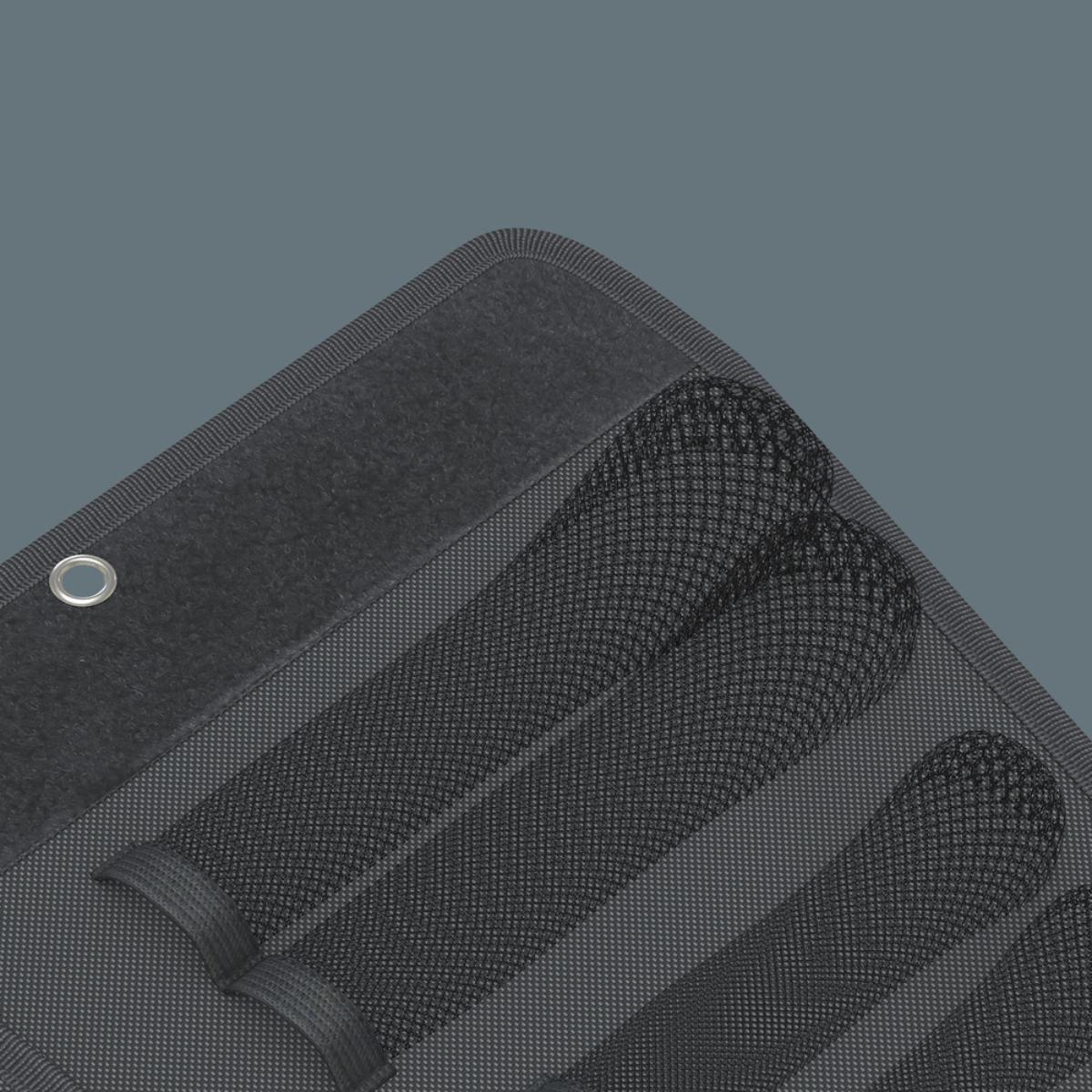 Wera 9589 Rolltasche für bis zu 6 selbstjustierende Maulschlüssel Joker 6004, leer