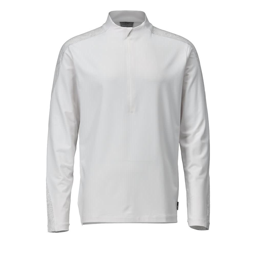 MASCOT Herren Langarmshirt mit kurzem Reißverschluss