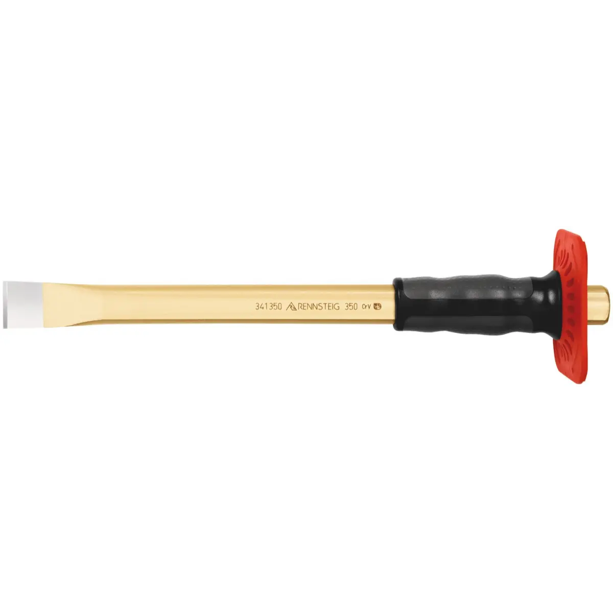 Rennsteig Maurermeißel mit Handschutz 29 x 350 mm, poliert