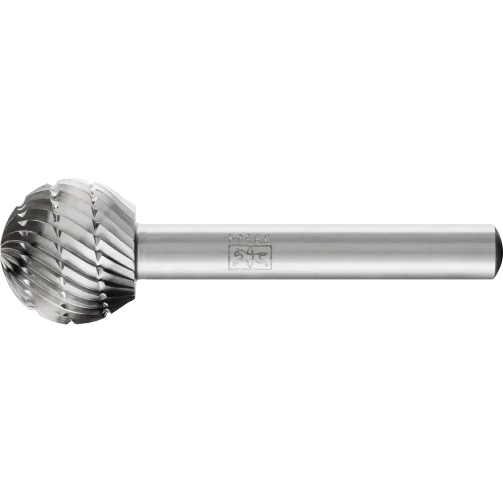 PFERD TOOLS HSS Frässtift Kugelform F Z 3 universal mittel fein Spanbrecher