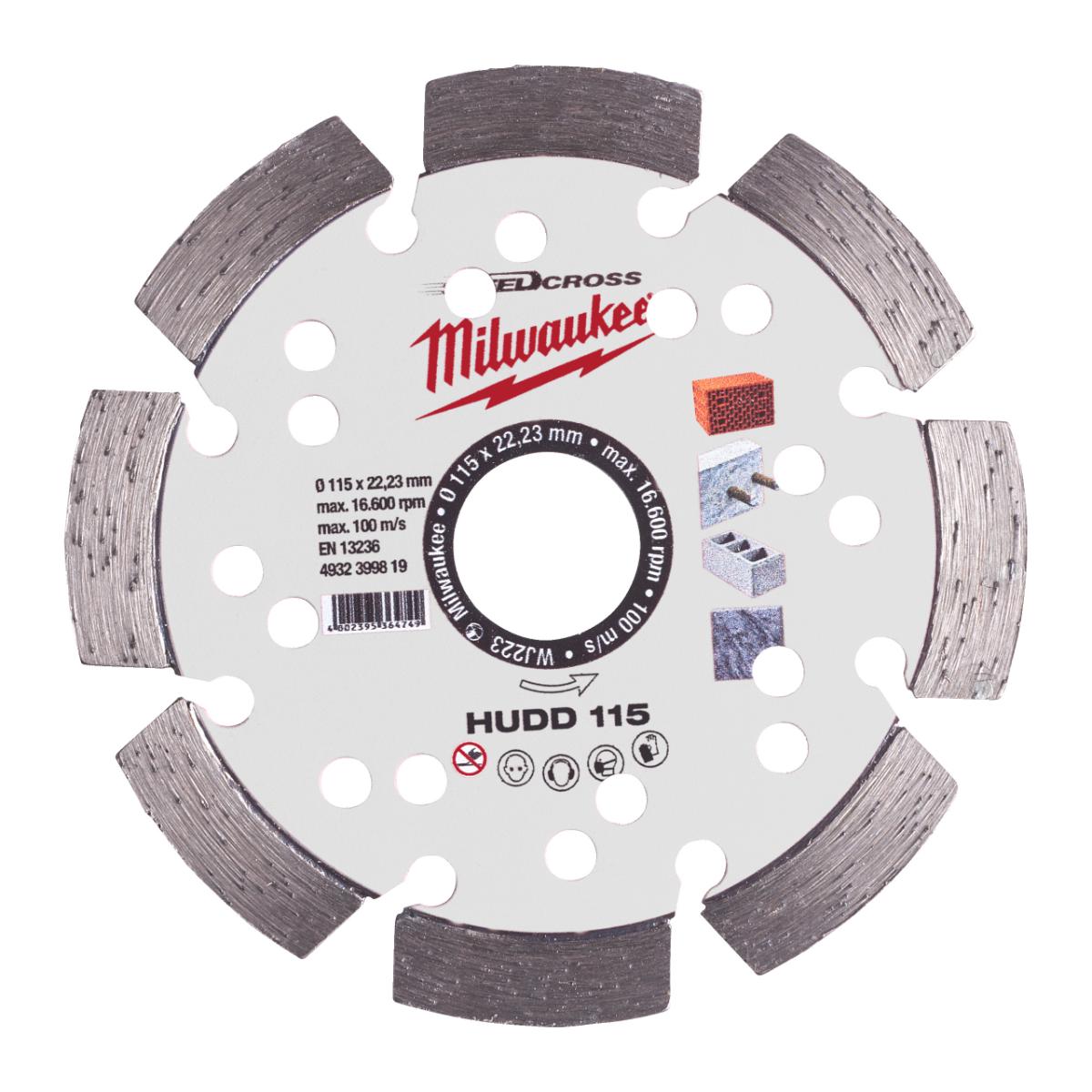 Milwaukee - DIAMANT-TRENNSCH. SPEEDCROSS HUDD115 - 4932399819