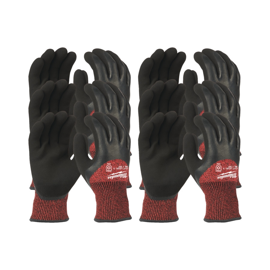 Milwaukee - Kälte-Schnittschutzhandschuhe Klasse 3 XL/10, 12 Stück