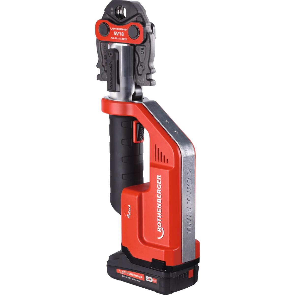 Rothenberger ROMAX ComTT WE-set CO12 - 16 - 20 - 25, 2AH, EU