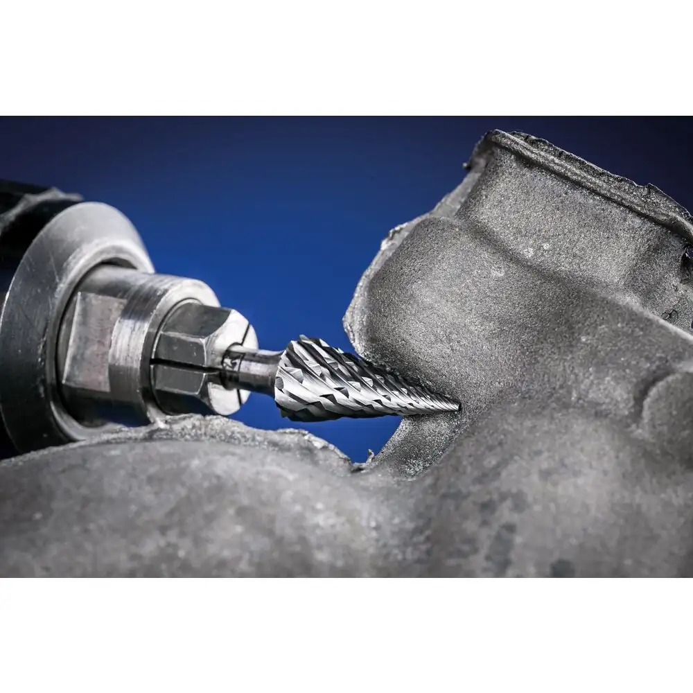 PFERD TOOLS Hartmetall Hochleistungsfrässtift CAST Spitzkegel SKM für Gußeisen