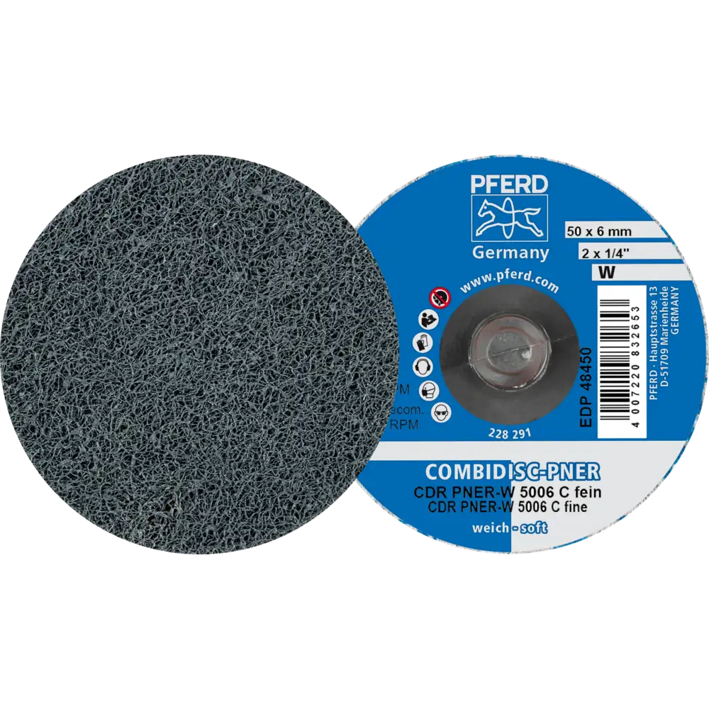 PFERD TOOLS COMBIDISC verpresste Vliesronde CDR PNER