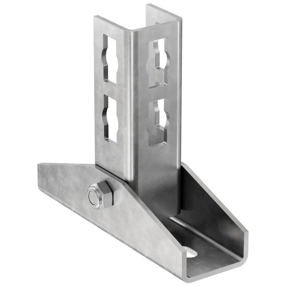 Fischer Variabler Schienenfuß PVB zinklamellenbeschichtet