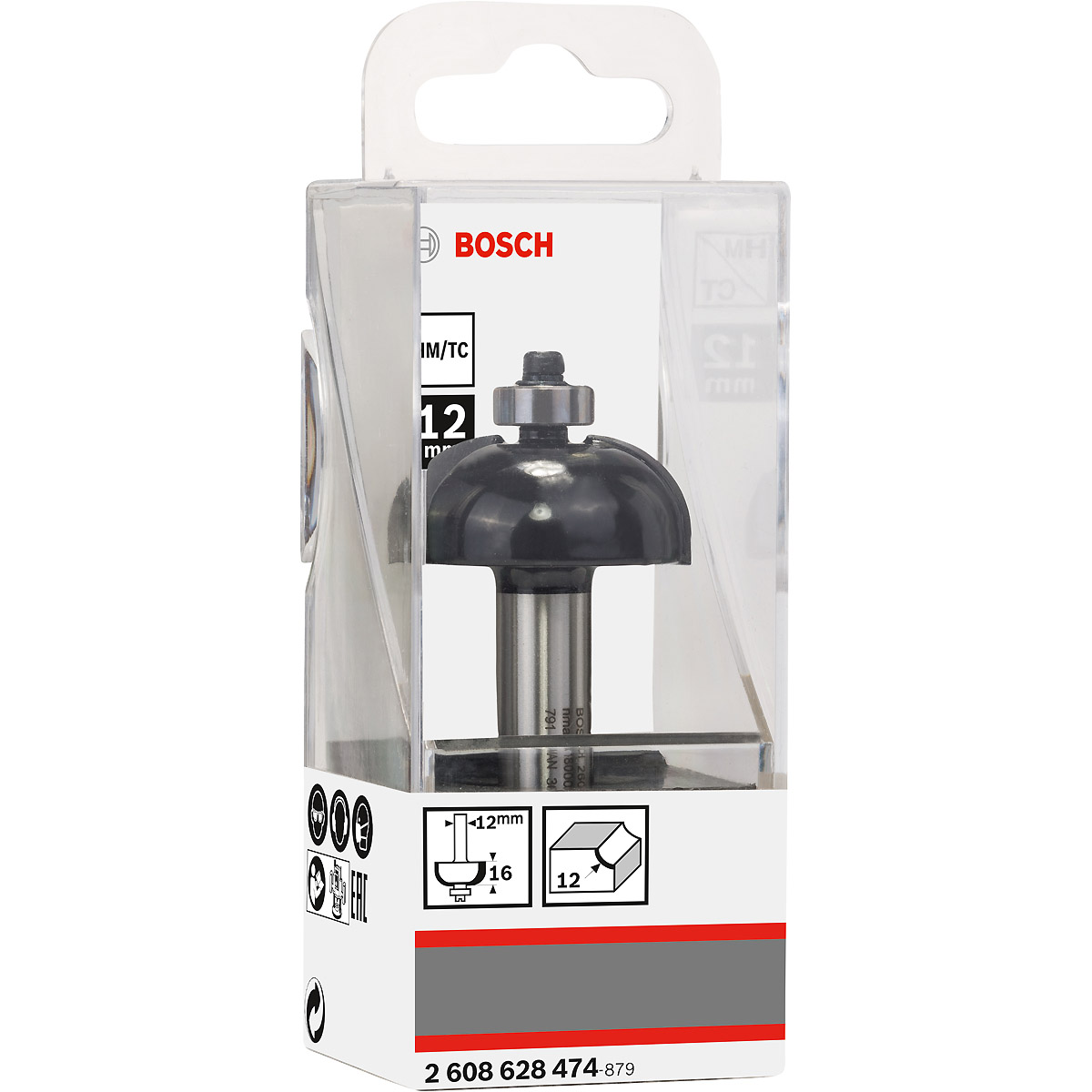 Bosch PRO Hohlkehlenfräser, Standard for Wood