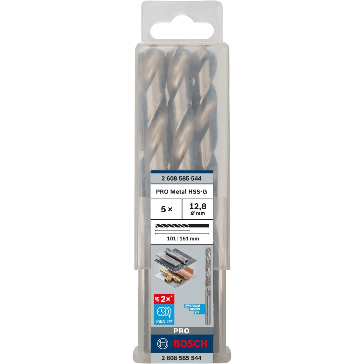 Bosch PRO Metallbohrer HSS-G, DIN 338