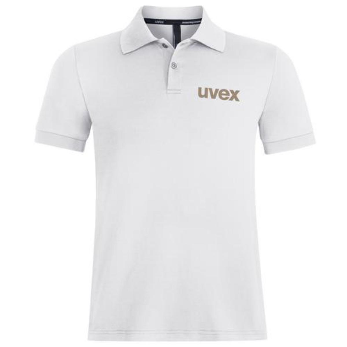 uvex corporate 26 Poloshirt Herren weiß