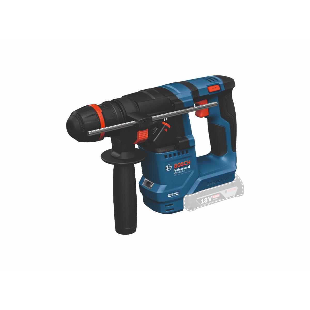 Bosch Akku-Bohrhammer mit ONECHUCK GBH 18V-18 X in L-BOXX