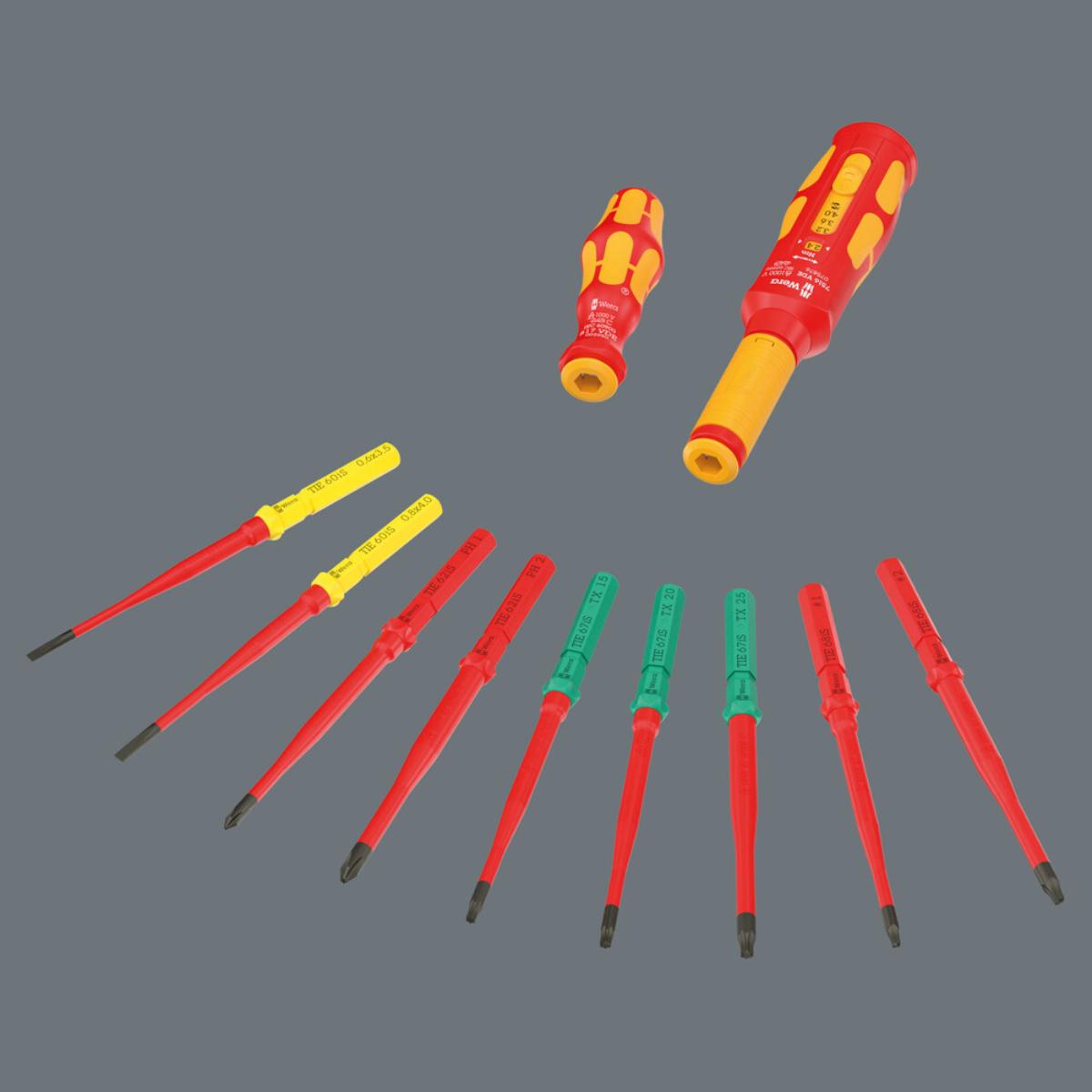 Wera Kraftform Kompakt VDE Safe-Torque Speed Schaltschrank-Set Basic 2