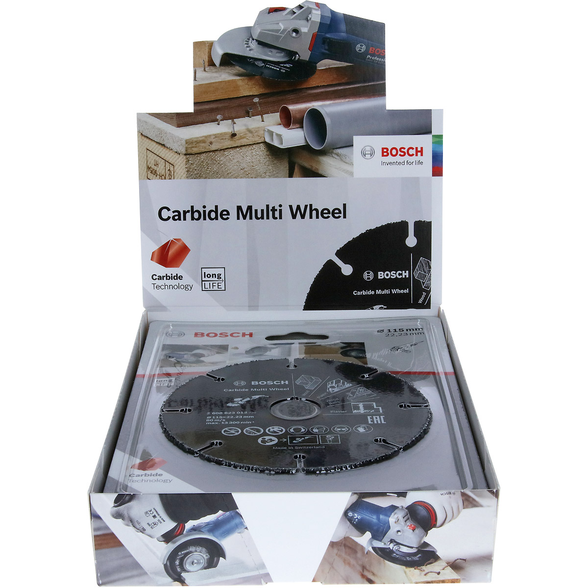 Bosch Carbide Multi Wheel Display 10-er Pack
