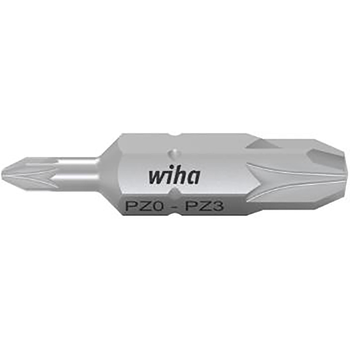 Wiha Bit Set Doppelbit Pozidriv (PZ0/PZ3) 10-teilges Set in Box
