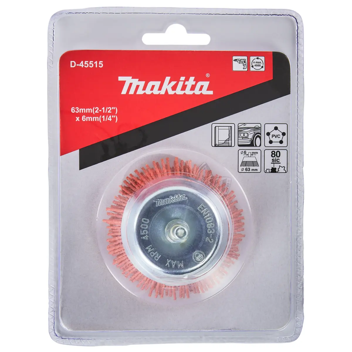 Makita Topfbürste 63mm Nylon grob - D-45515