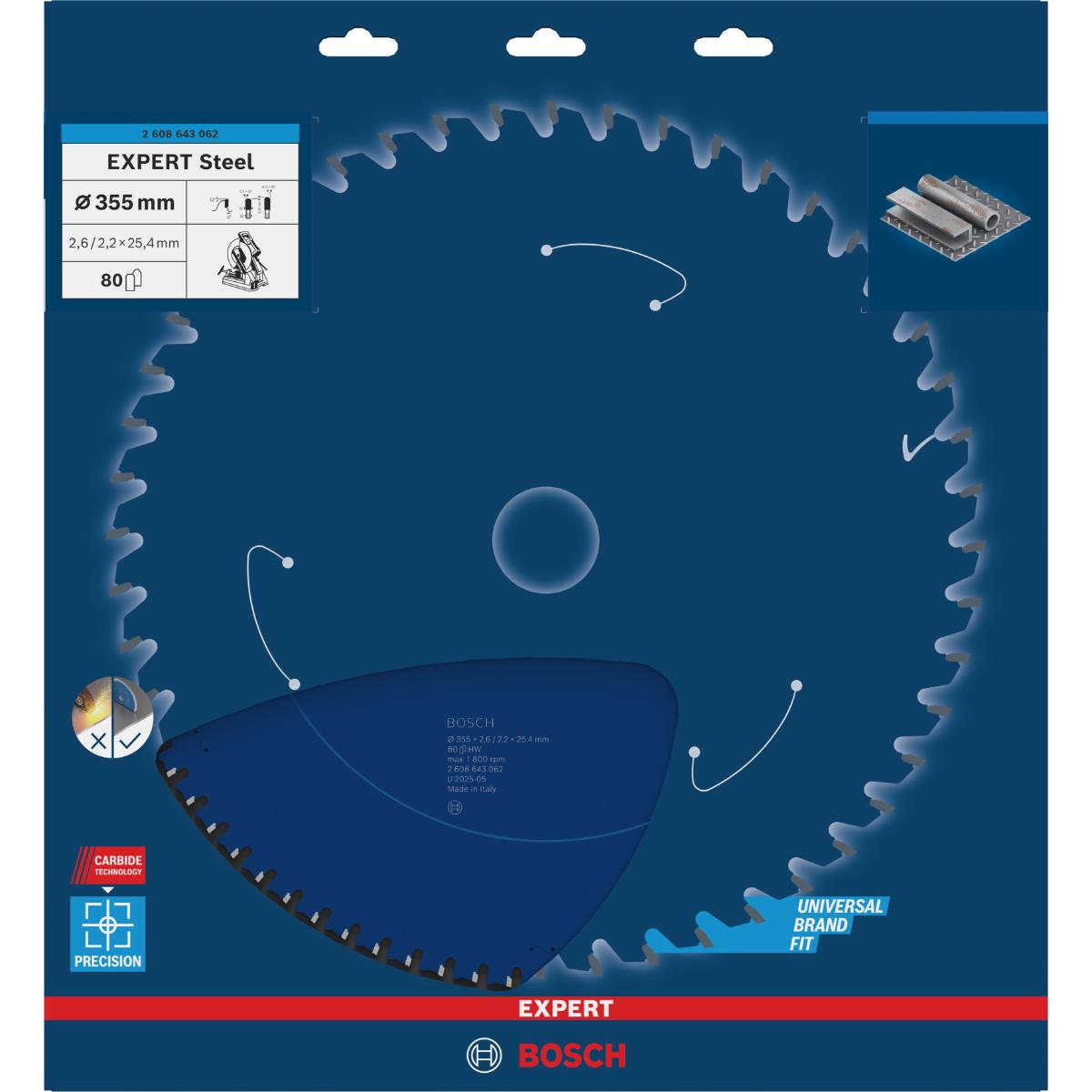 Bosch Kreissägeblatt Expert for Steel