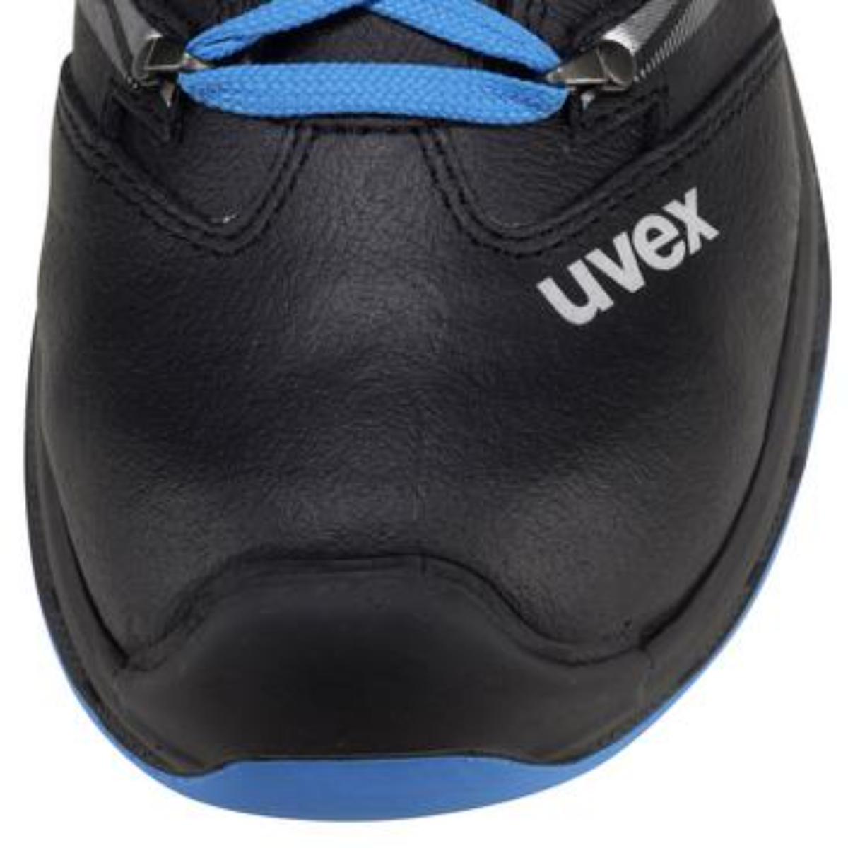 uvex 2 trend Sicherheitsschuh Stiefel S3 blau-schwarz