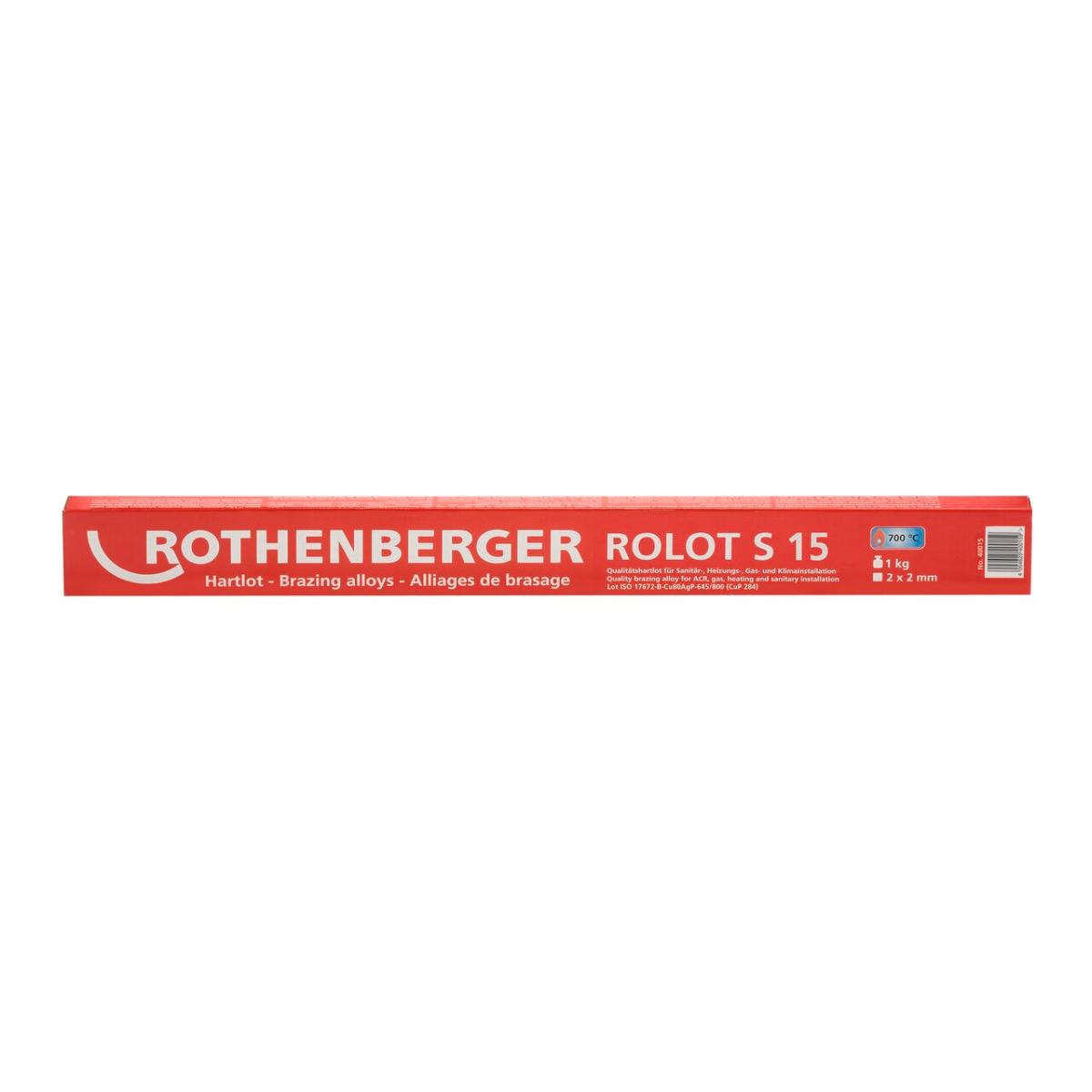 Rothenberger Hartlot ROLOT S15, nach ISO 17672,2x2x500mm, 1kg