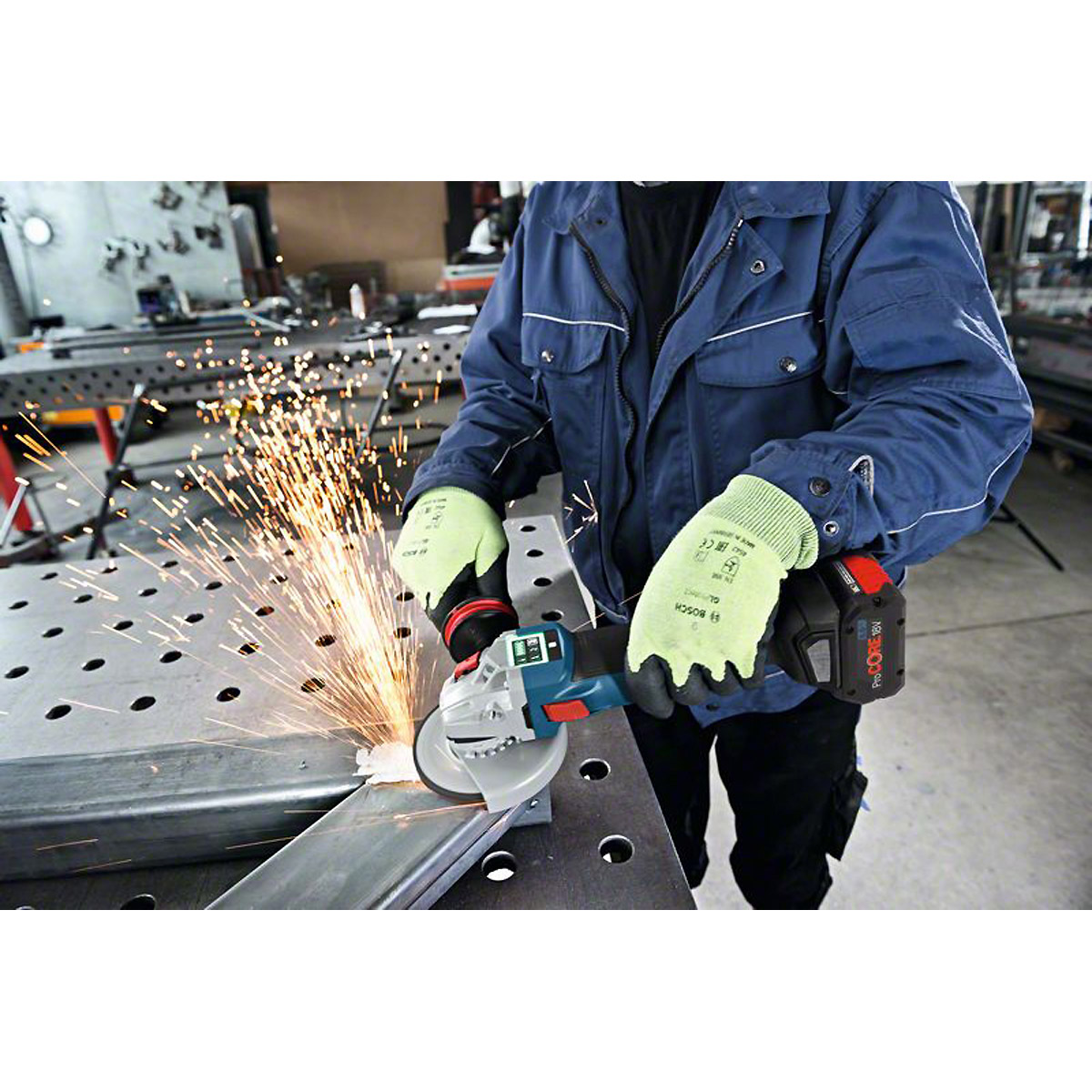 Bosch Akku-Winkelschleifer GWS 18V-10 SC
