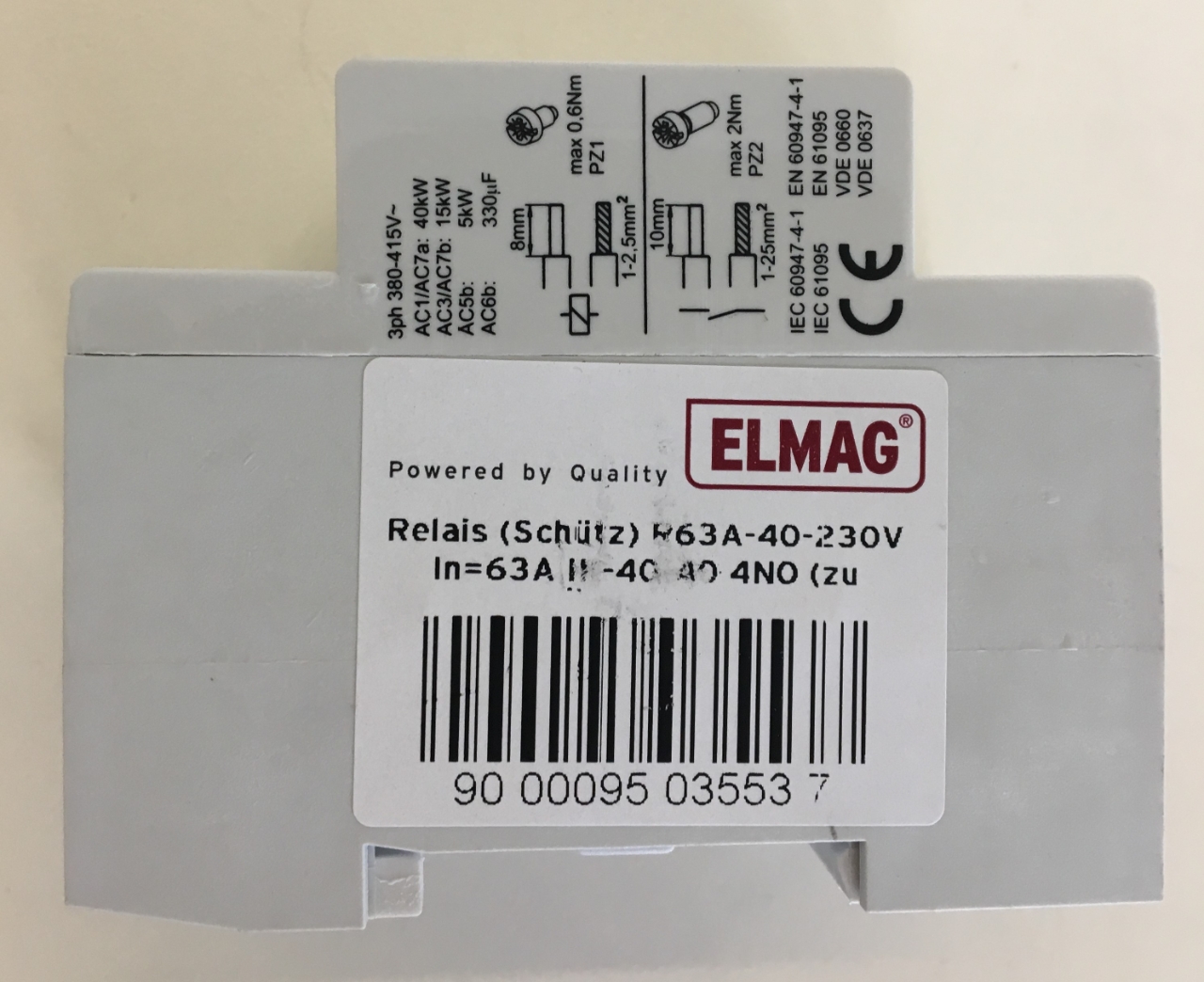 ELMAG Relais (Schütz) R63A-40-230V 4P