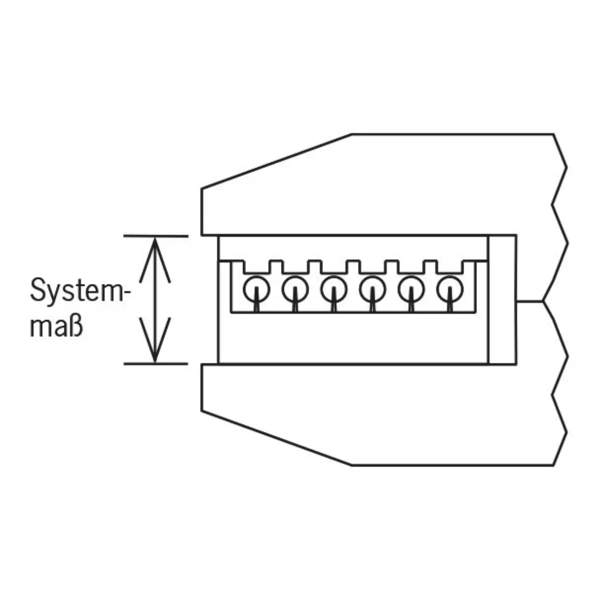 Rennsteig Parallelpresszange Systemmaß 14,8 mm