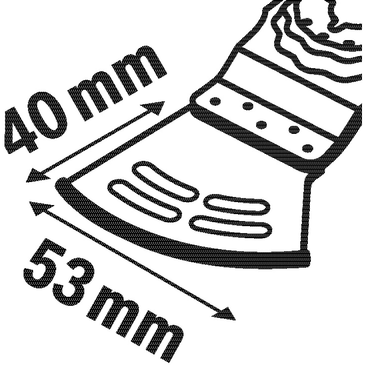 Bosch BIM Tauchsägeblatt Dual-Tec AYZ 53 BPB Multimaterial, 40 x 53 mm, PAK
