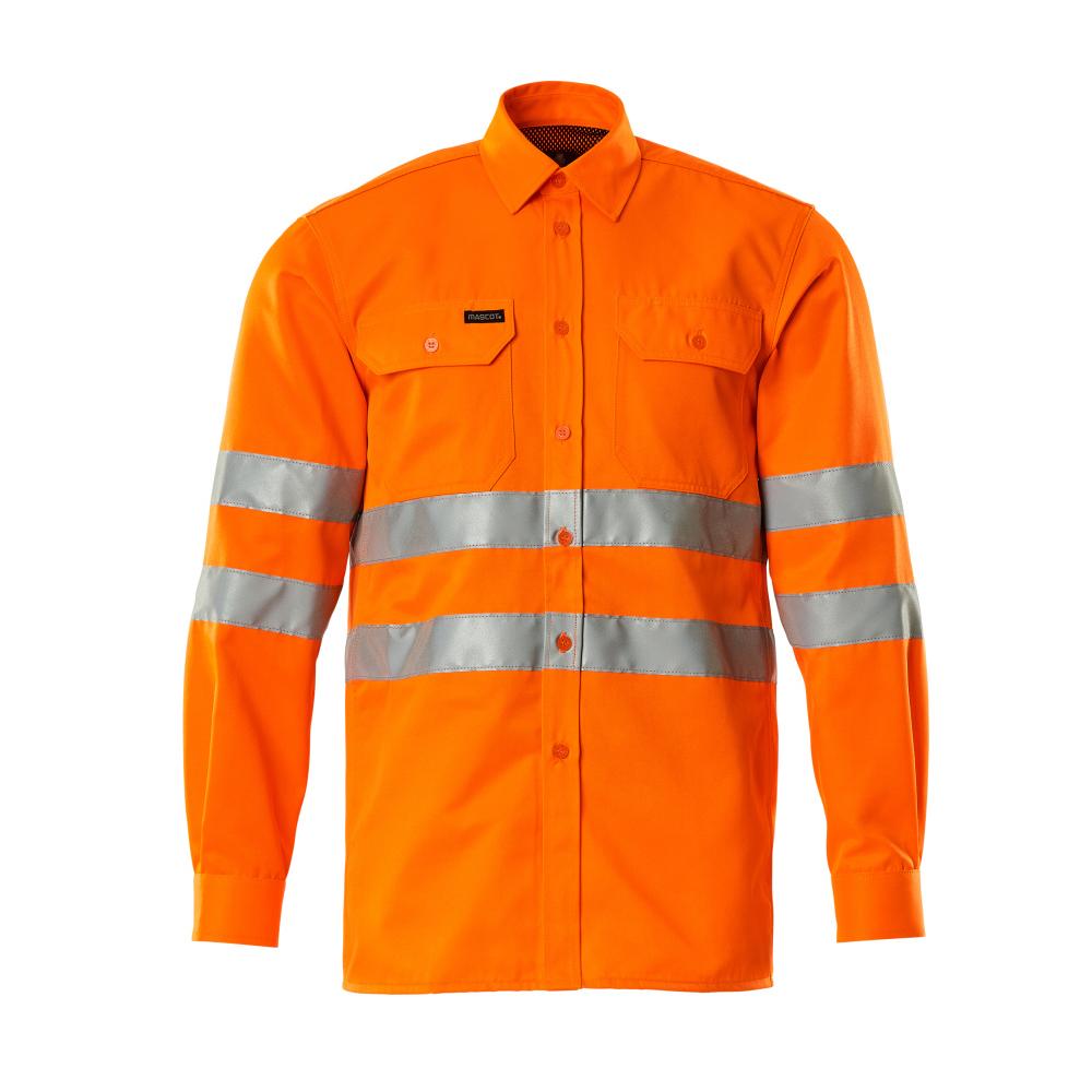 MASCOT Jona Langarmhemd SAFE CLASSIC Hi-vis orange