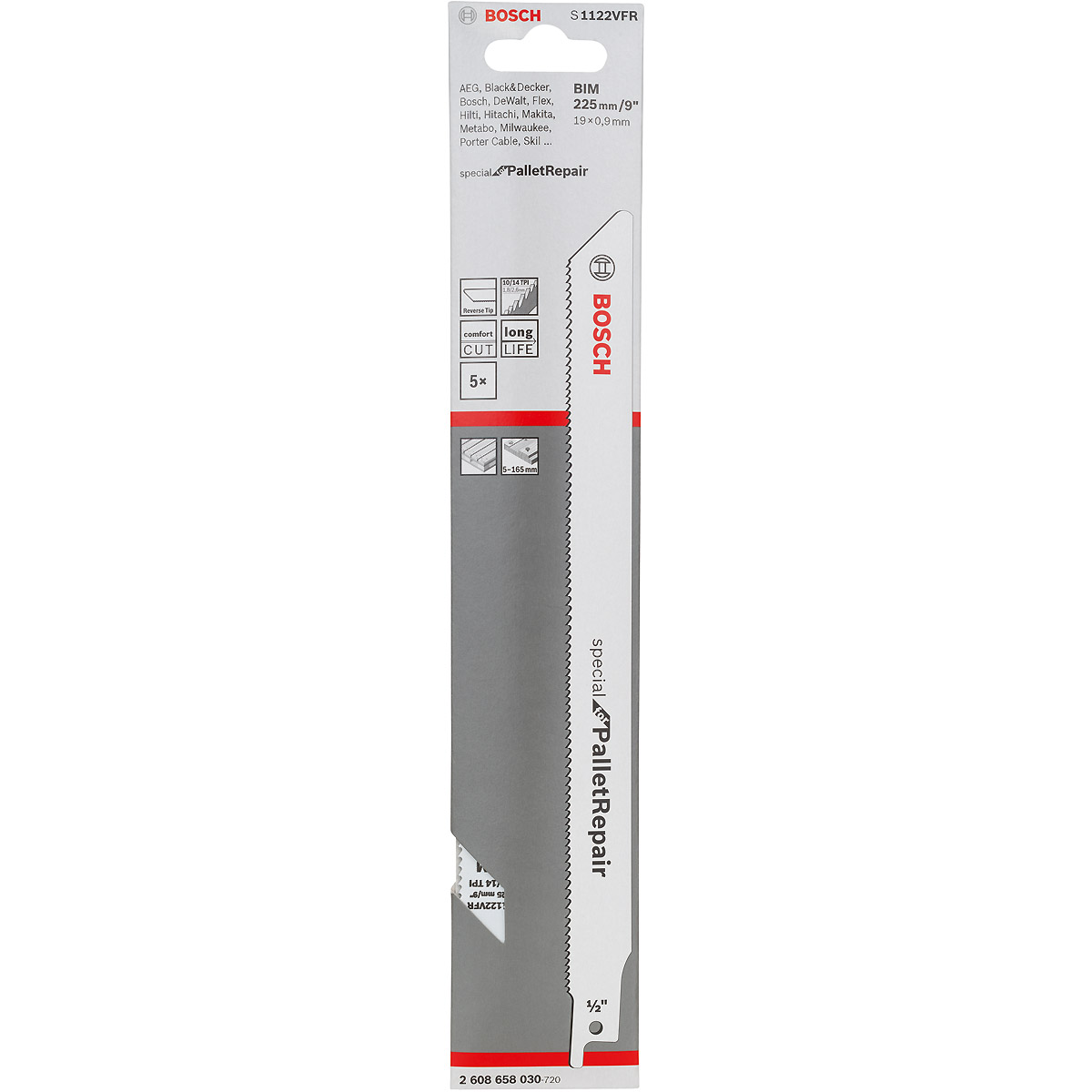 Bosch Säbelsägeblatt S 1122 VFR, Special for Pallet Repair