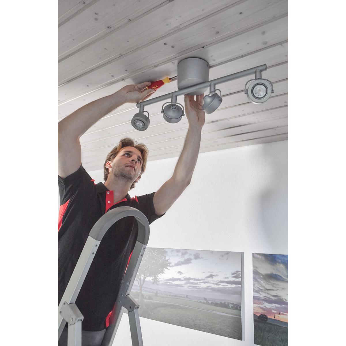 Wiha Schraubendreher mit Bit Magazin PocketMax electric gemischt mit 4 slimBits