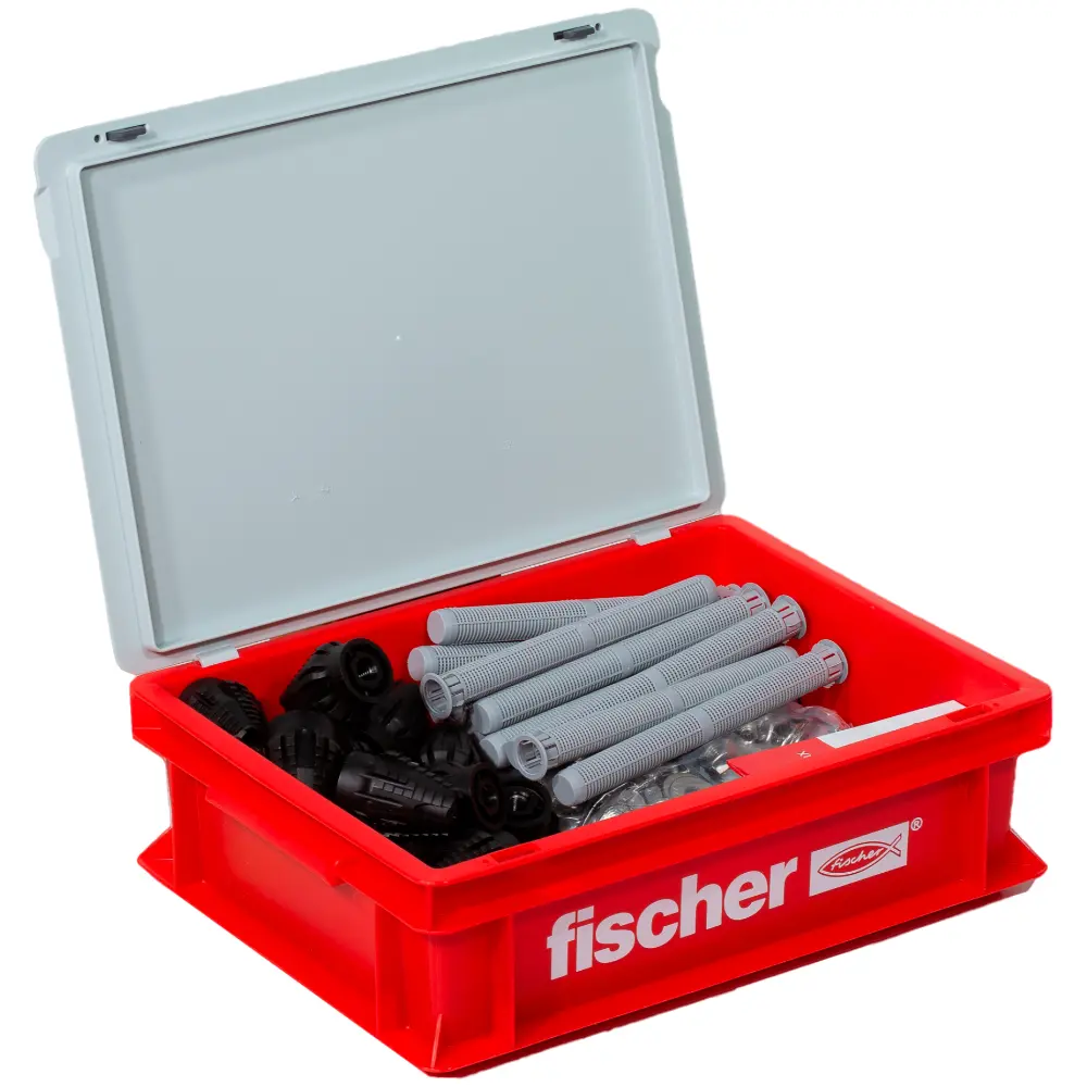 Fischer Aktion 2025 - Abstandsmontagesystem TherMax 16/170 M12 gvz HWK K Handwerkerkoffer klein