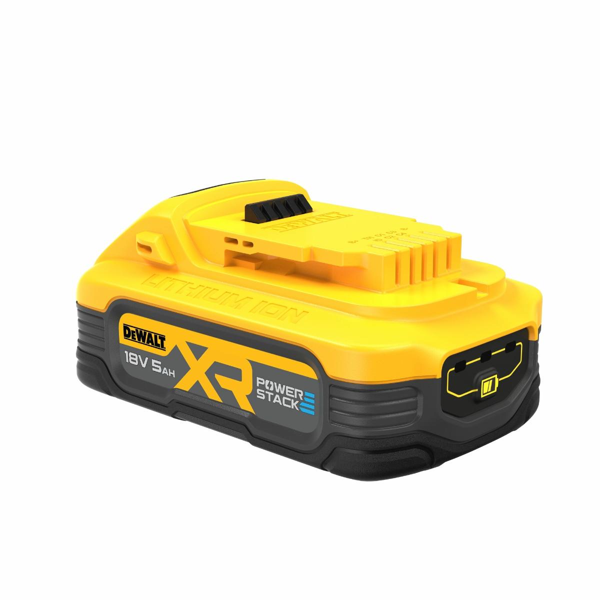 DEWALT 18V XR Powerstack Ersatz-Akku, 5,0 Ah mit Pouch-Akku Technologie