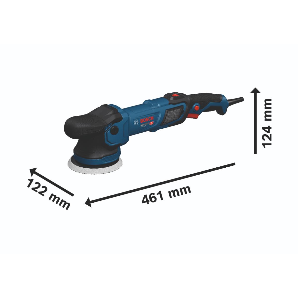 Bosch Polierer GPX9-125S, Schwamm 130 mm, Bosch Professional Werkzeugtasche
