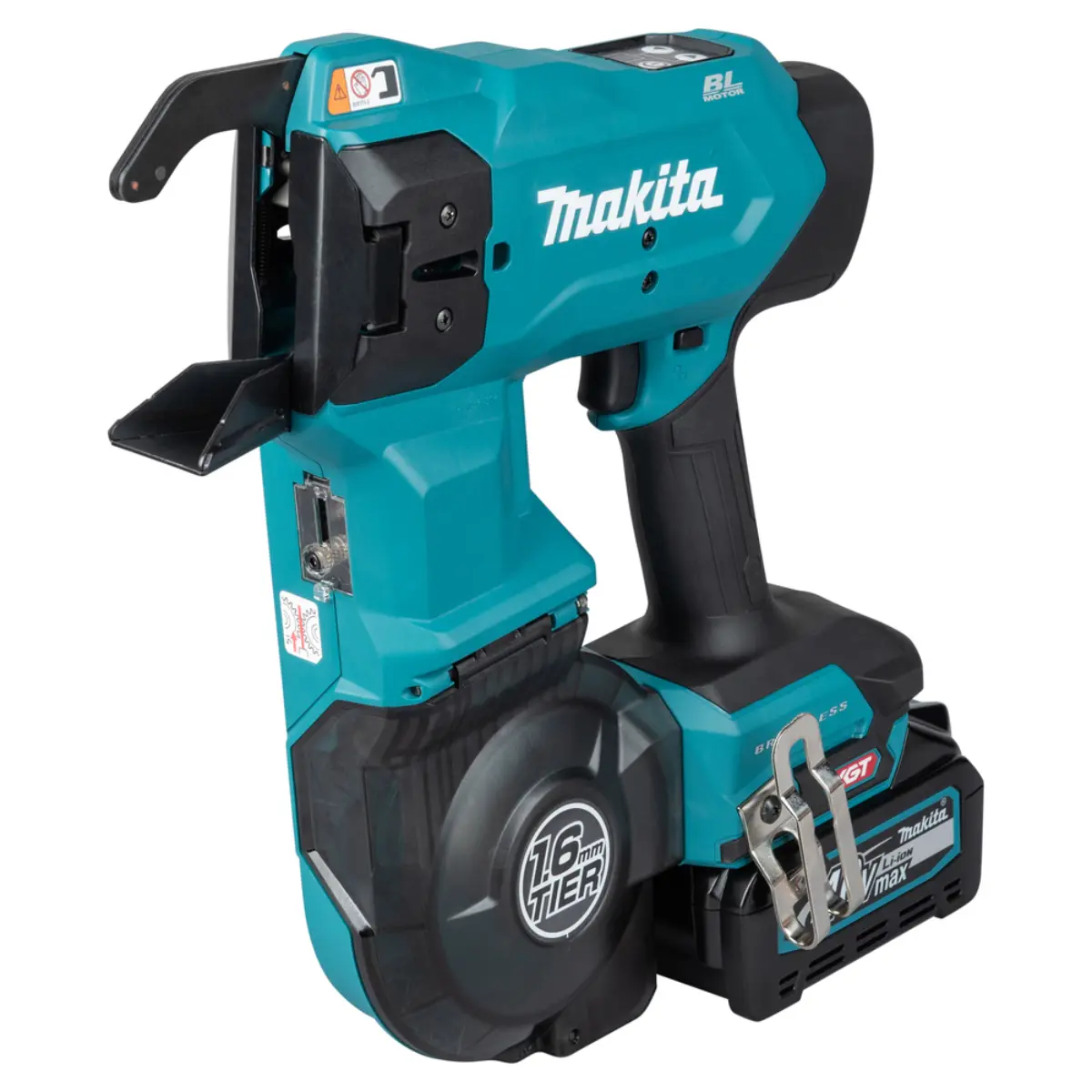 Makita Akku-Bewehrungsverbinder 40V max.  / 4,0 Ah, 2 Akkus + Ladegerät im MAKPAC - TR001GM202