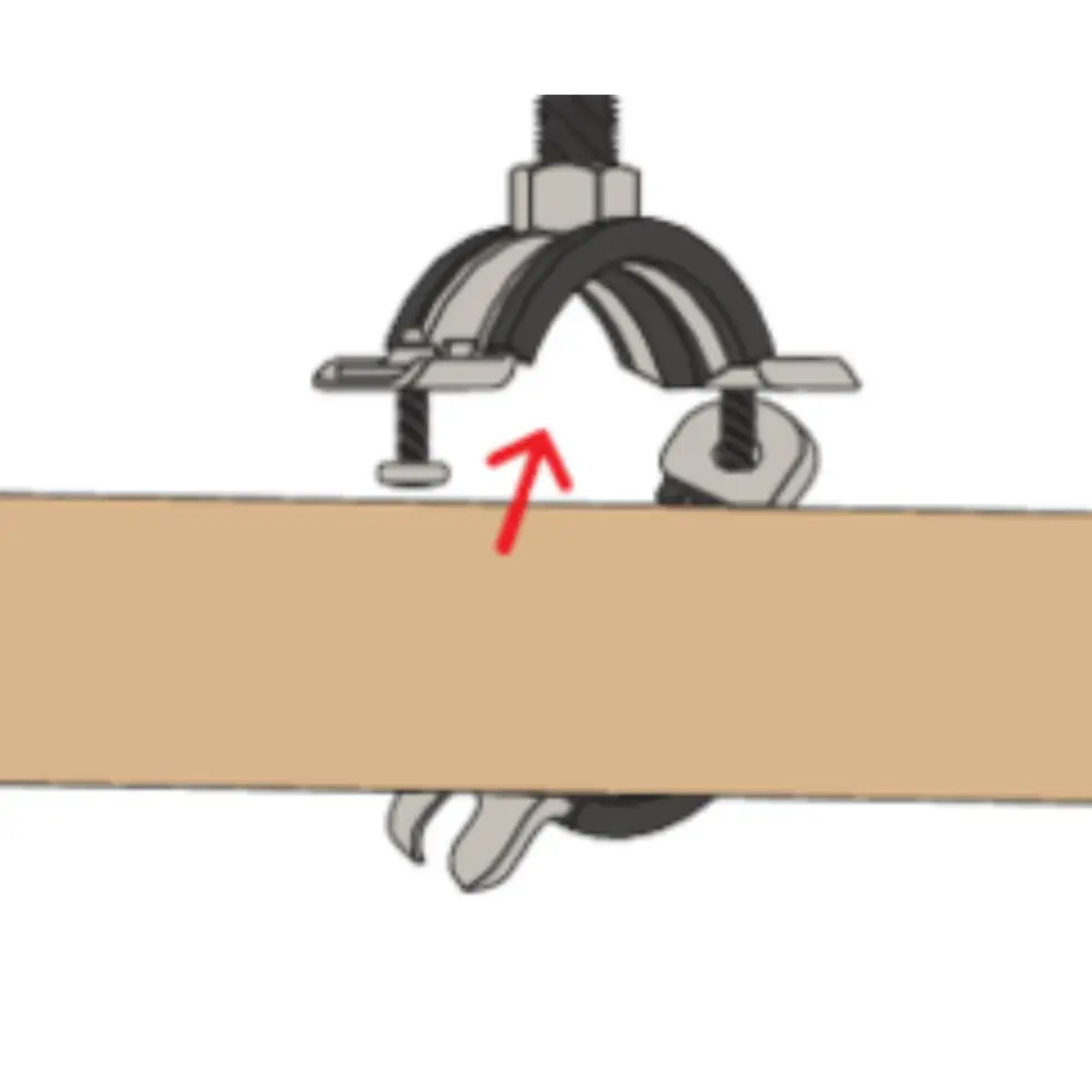 Fischer Universal-Rohrschelle FRS-L 8-11
