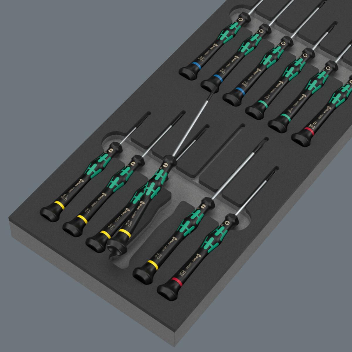 Wera 9716 Schaumstoffeinlage Schraubendreher Kraftform Micro Set 2