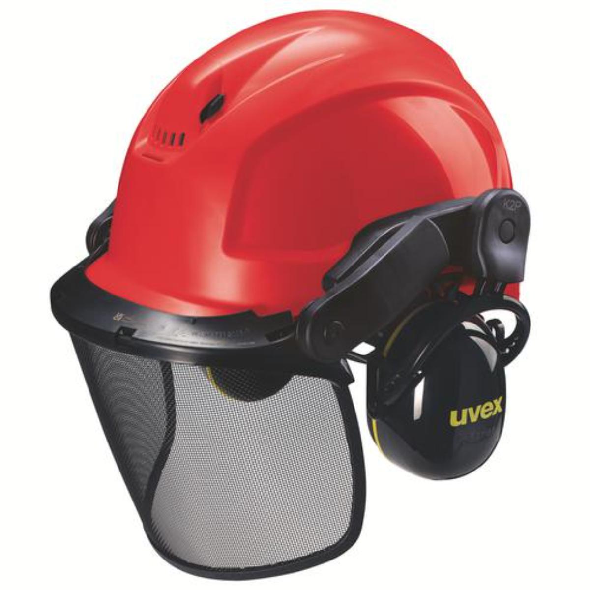 uvex pheos forestry Mips Schutzhelm rot