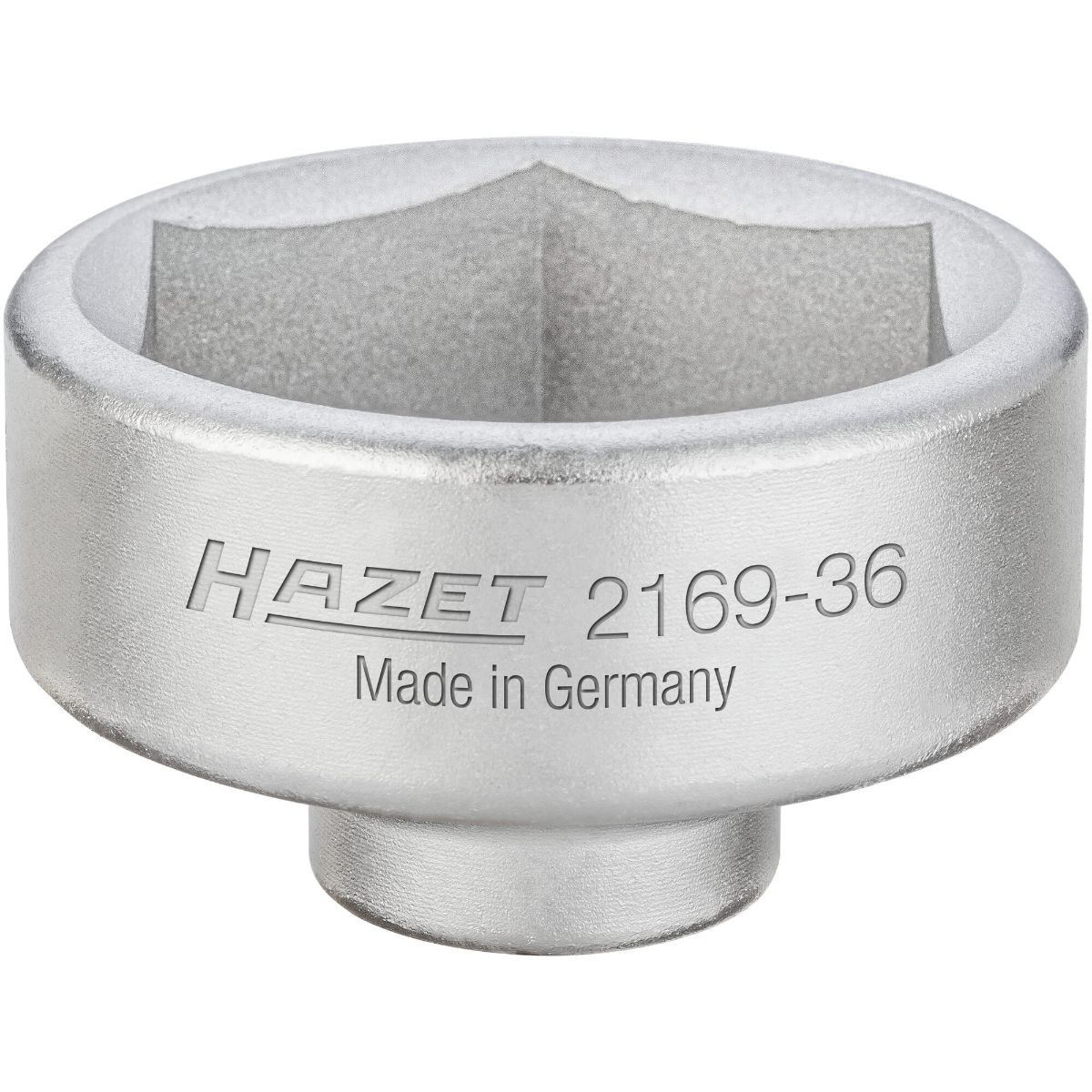 Clé à filtre à huile HAZET à profil hexagonal extérieur 10 mm (3/8 pouce) - carré 6 pans