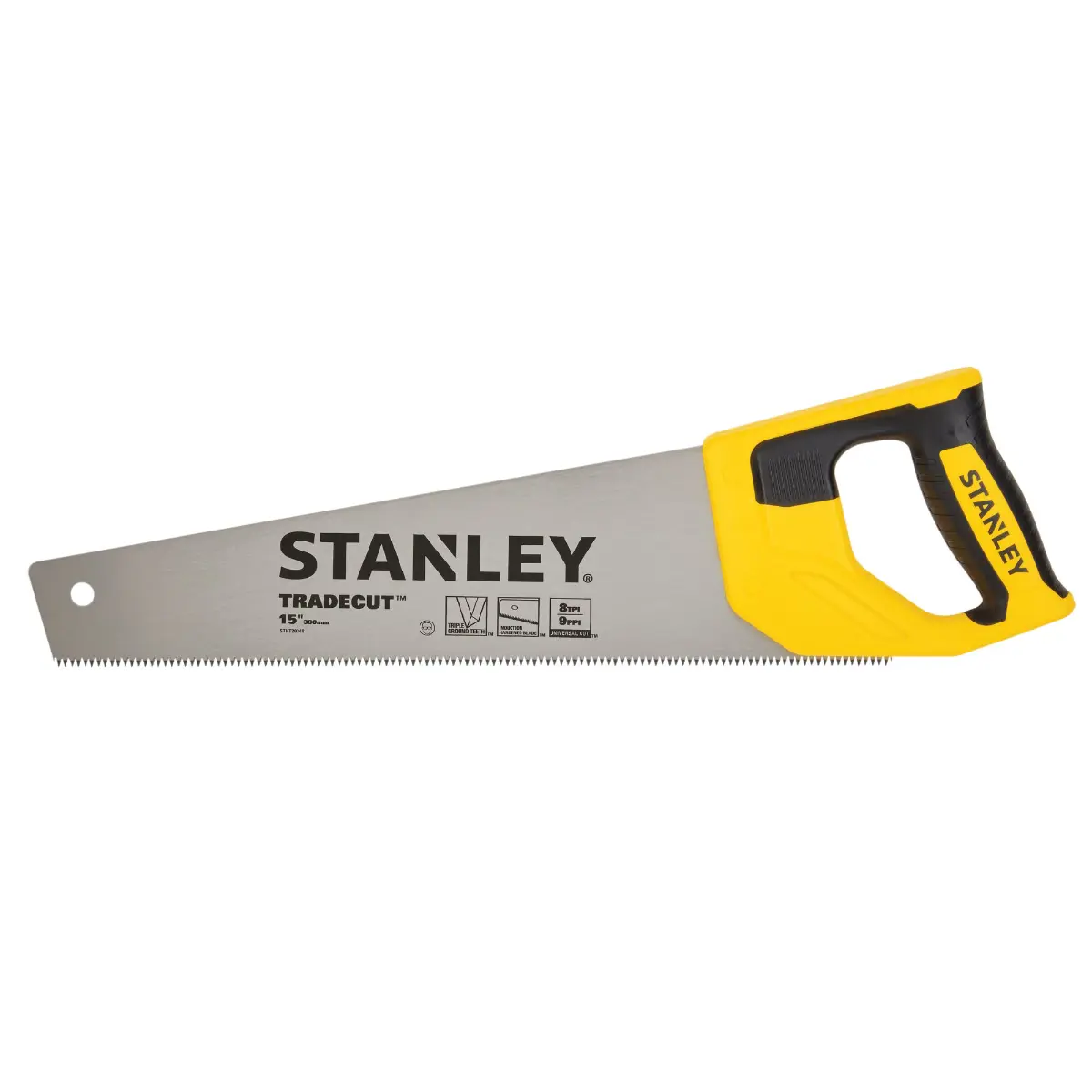 STANLEY Tradecut Holzsäge 15 Zoll / 380 mm 7 TPI