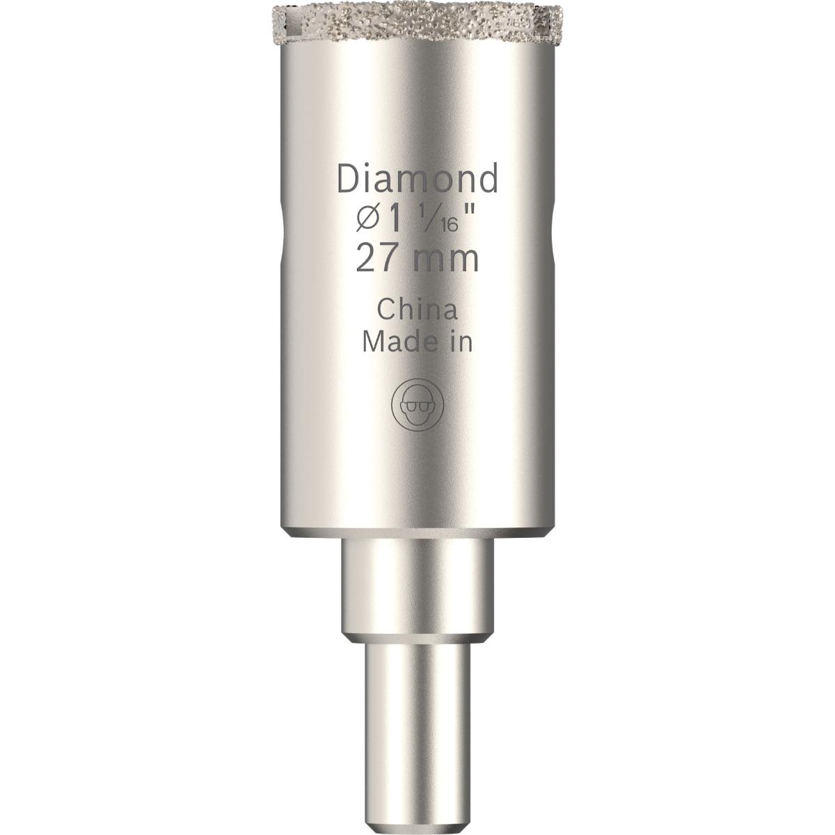 Bosch Tiles Lochsäge mit Aufsteckhalter, 27 x 40 mm