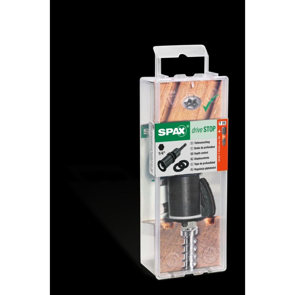 SPAX TIEFENANSCHLAG DRIVE STOP MIT FILZRINGEN UND T25 T-S