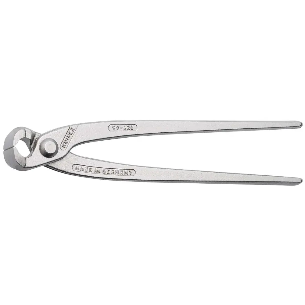 KNIPEX Monierzange (Rabitz- oder Flechterzange) glanzverzinkt 220 mm