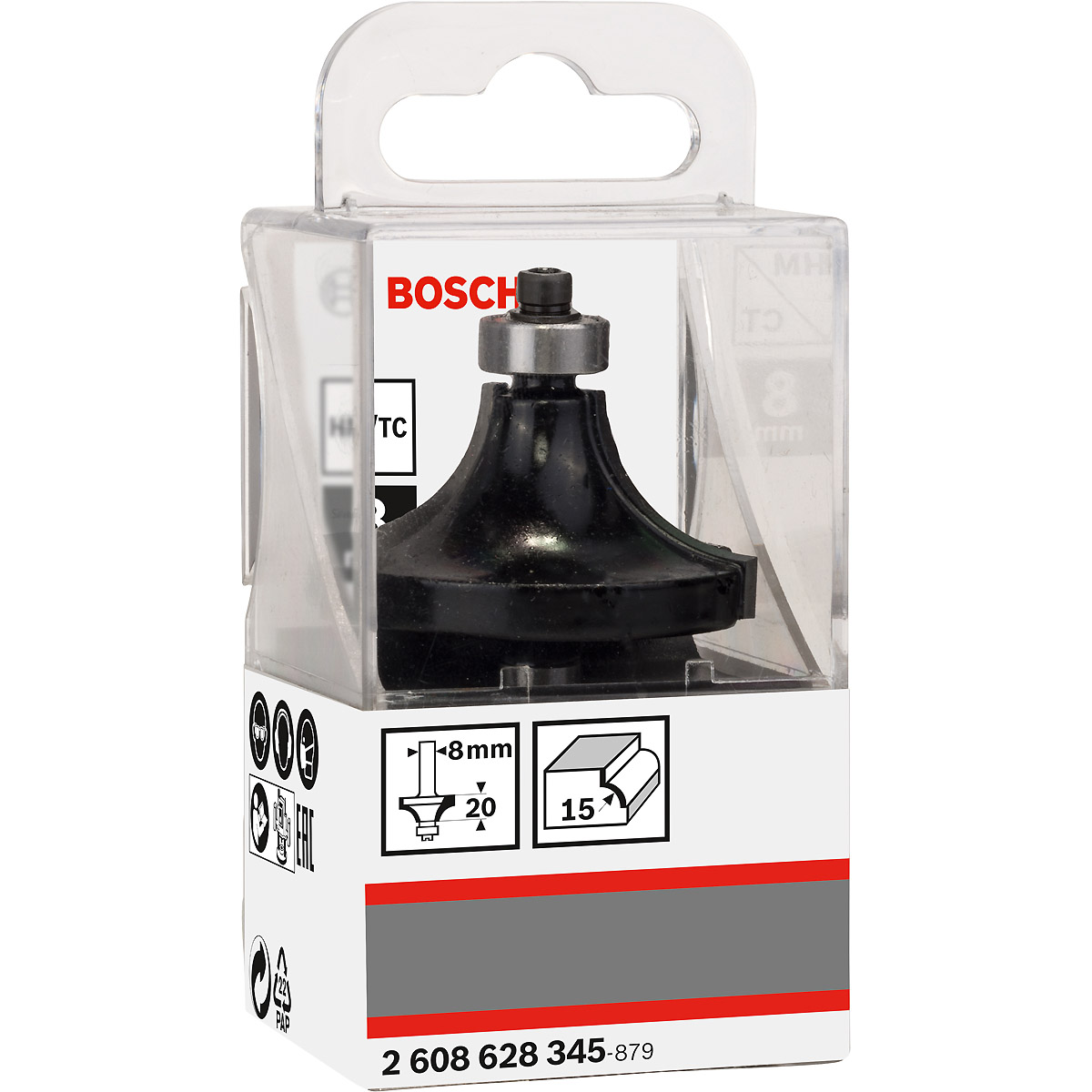 Bosch PRO Abrundfräser 8mm Schaft