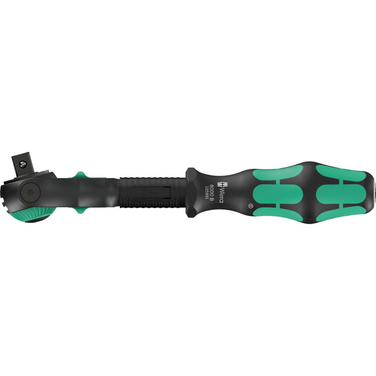 Wera 8000 B Black Edition Zyklop Speed-Knarre mit 3/8 zoll-Antrieb, 3/8 zoll x 199 mm