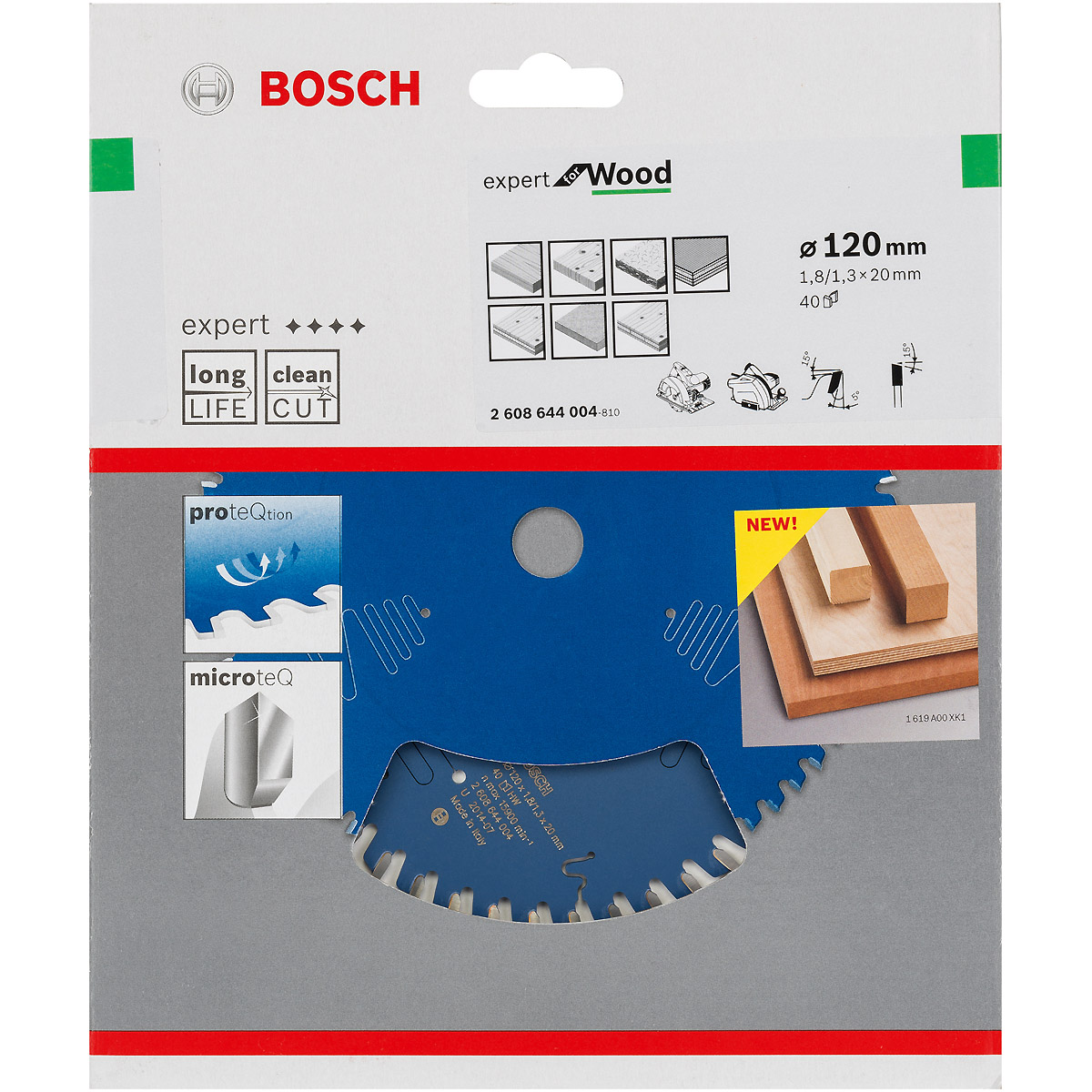 Bosch Kreissägeblatt Expert for Wood ø 120 mm