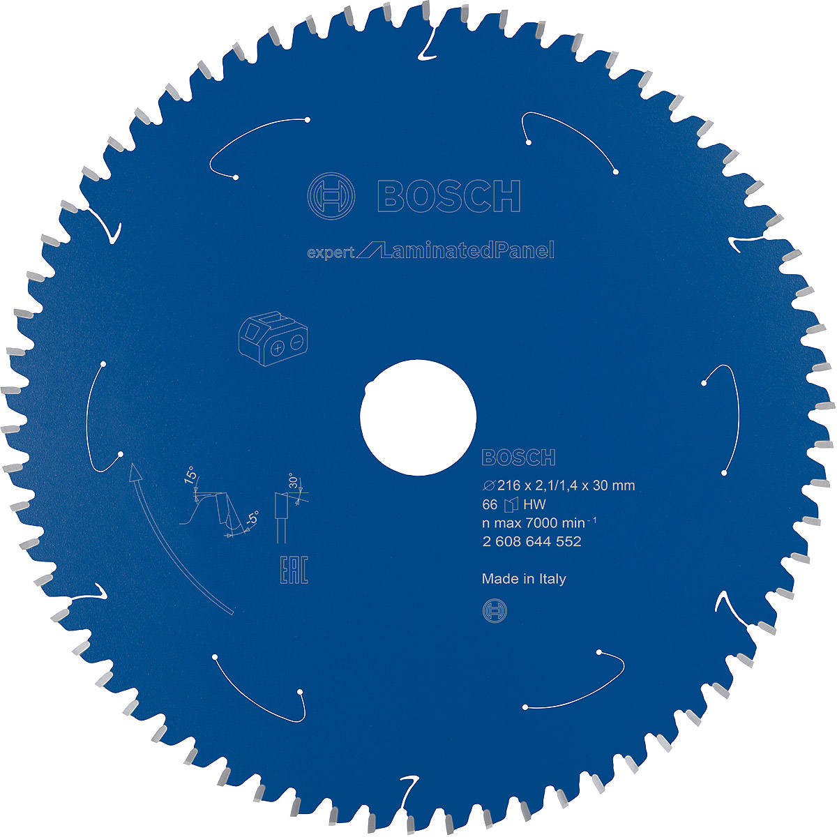 Bosch Akku-Kreissägeblatt Expert for Laminated Panel