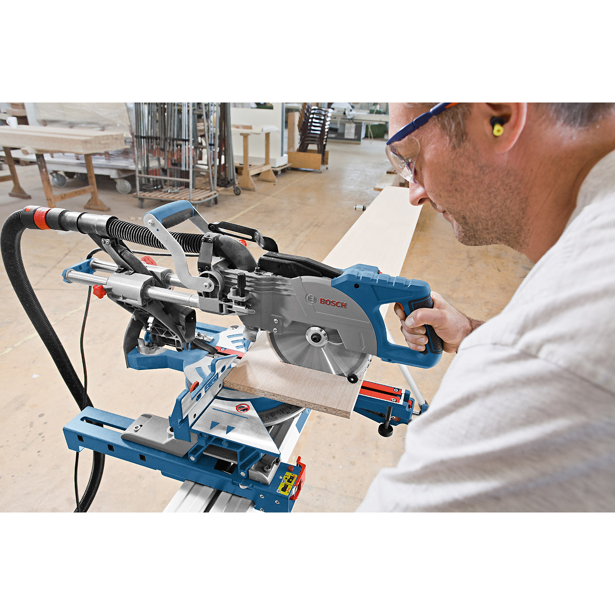 Bosch Paneelsäge GCM 8 SJL, mit Kreissägeblatt 216 x 30 mm