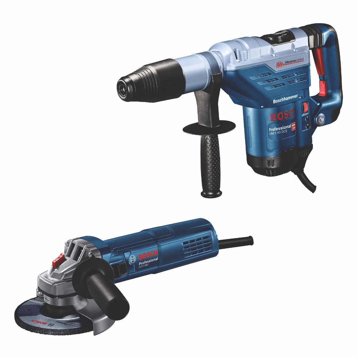 Bosch Combo Kit GBH 5-40 DCE + GWS 880